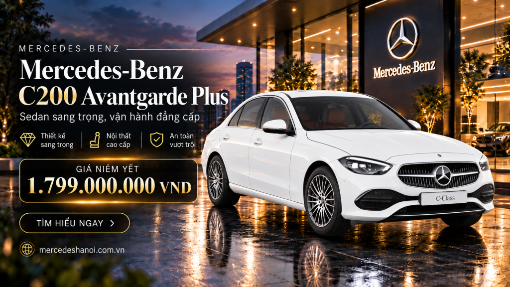 Mercedes-Benz C200 Avantgarde Plus | Mercedes Hà Nội 2 Mercedes-Benz C200 Avantgarde Plus mercedeshanoi.com.vn