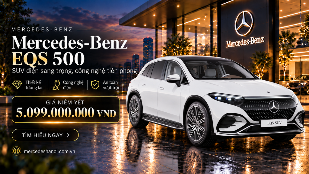Mercedes EQS 500 SUV | Mercedes Hà Nội 2 Mercedes-Benz EQS 500 mercedeshanoi.com.vn