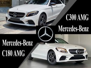 So sánh Mercedes C180 AMG và C300 AMG 2021